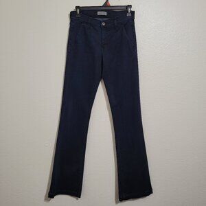 Principle Denim Allure Dark Wash High Rise Wide Leg Jeans Size 27